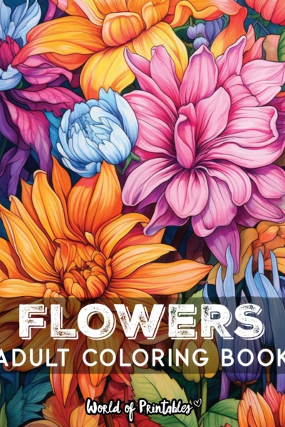 Coloriage Fleurs Adulte : Livre Botanique Anti-Stress