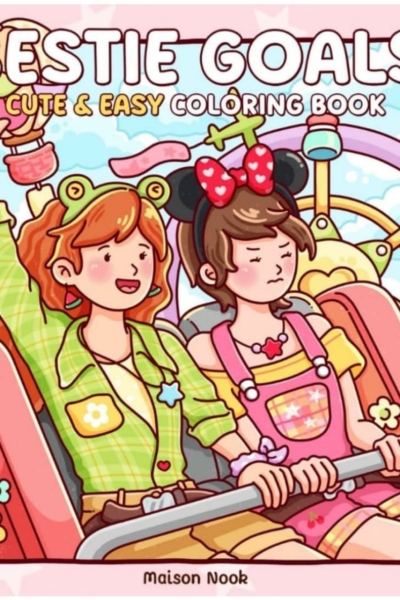 Coloriage Amitié "Bestie Goals" : Dessins Mignons et Faciles