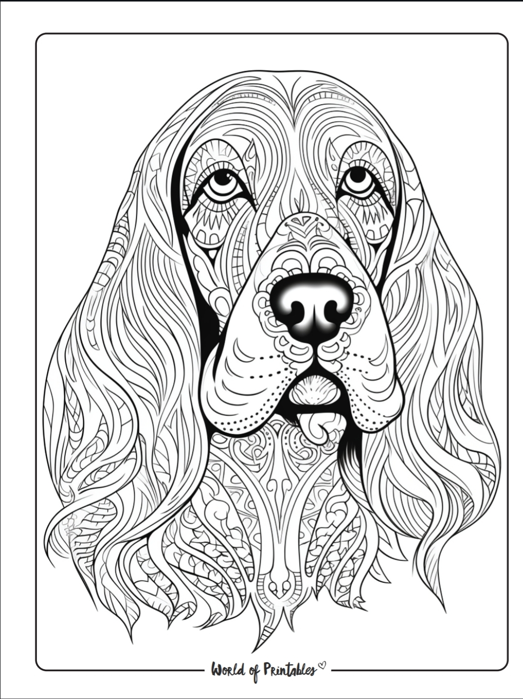 Coloriage Chien : Chiots Mignons et Races Variées – Image 2