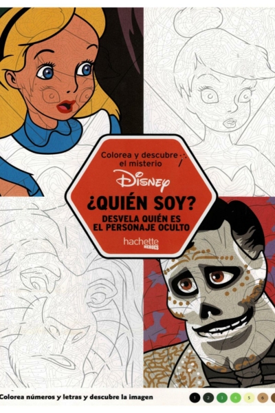 Coloriage Disney Mystère Trompe L'Oeil : Livre Qui Suis-Je ? à Révéler