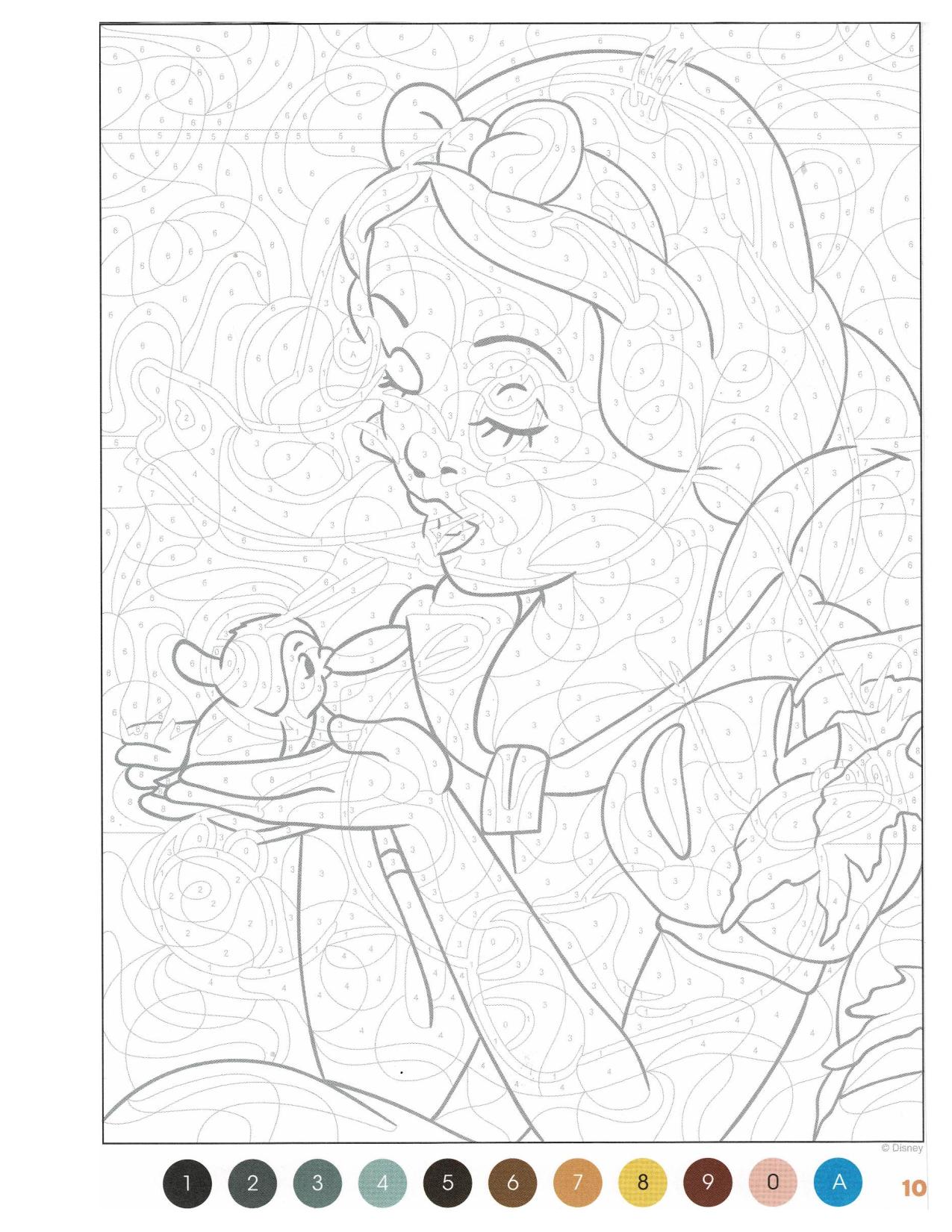 Coloriage Disney Mystère Trompe L'Oeil : Livre Qui Suis-Je ? à Révéler – Image 4